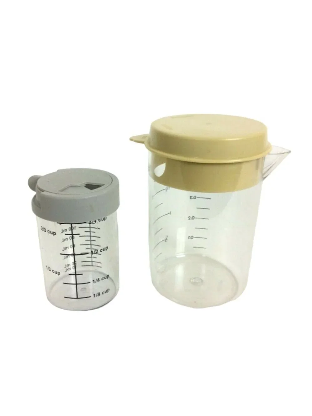 Pampered Chef Measuring Cups Set Of 2 Dry Wet Kitchen Cooking Baking